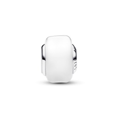Charm Mini Vetro di Murano Bianco 2