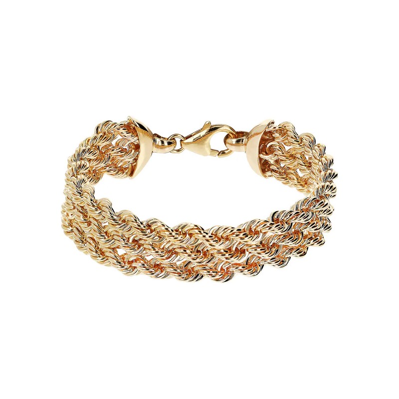 Bracciale Multifilo Maxi Catena Corda