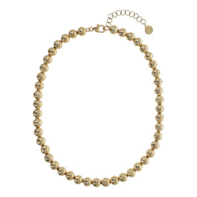 Collana Girocollo con Sfere Martellate