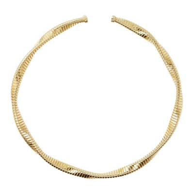 Collana Choker Tubogas Ritorto