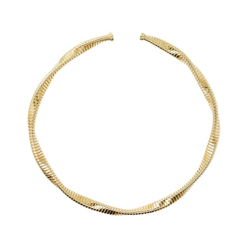 Collana Choker Tubogas Ritorto