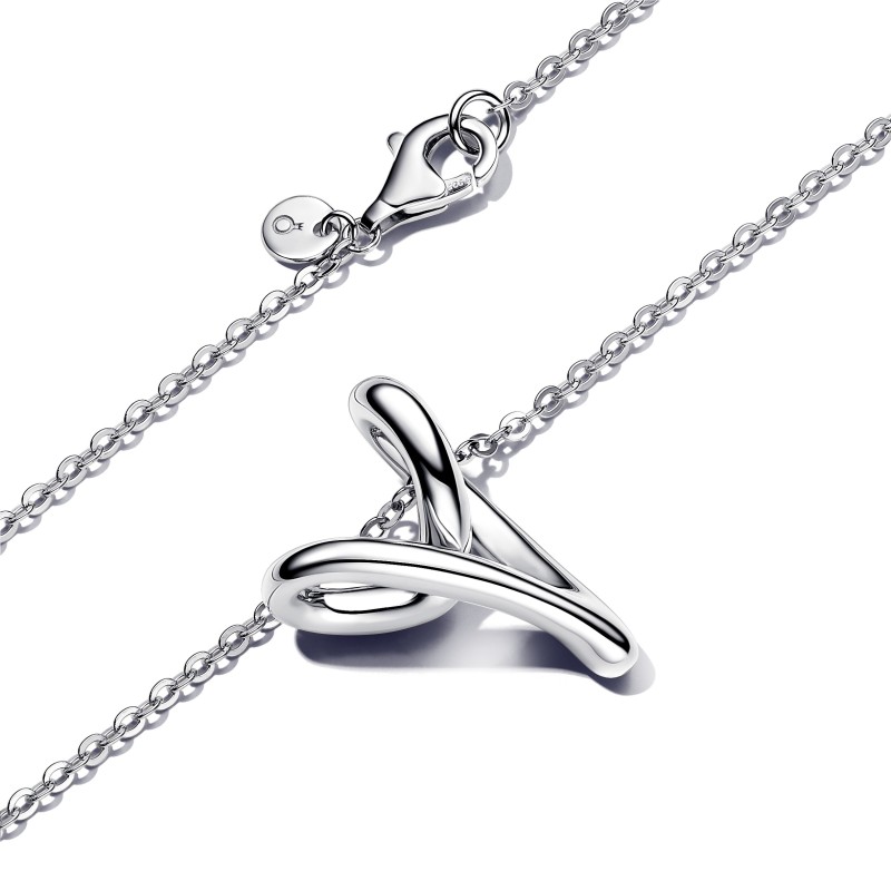 Collana Cuore Linea Sinuosa