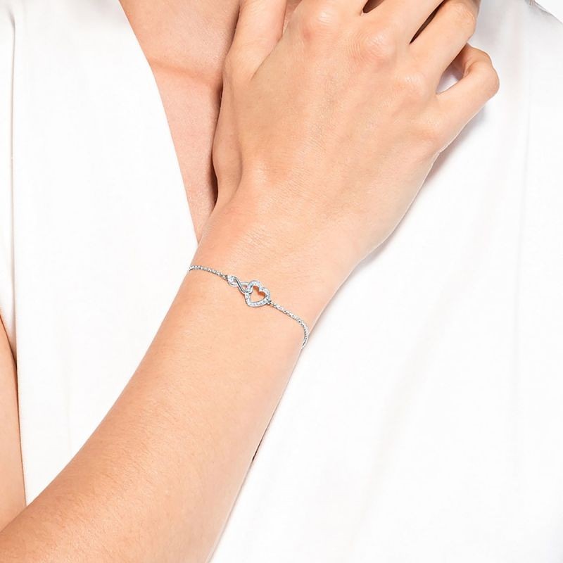 Braccialetto Swarovski Infinity