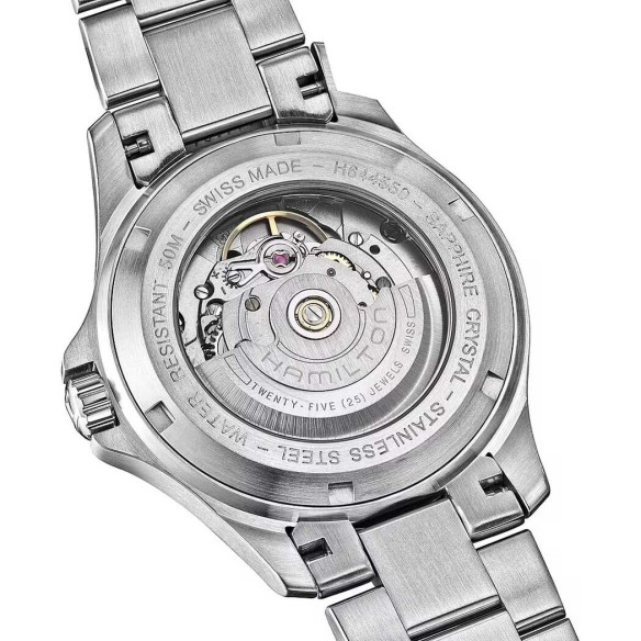 OROLOGIO KHAKI AUTO UOMO ACCIAIO