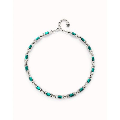 Collana con cristalli verdi Ser Magnetica