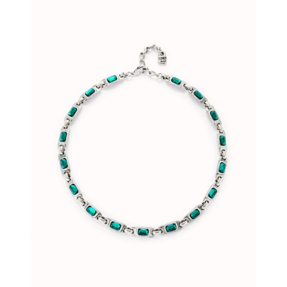 Collana con cristalli verdi Ser Magnetica