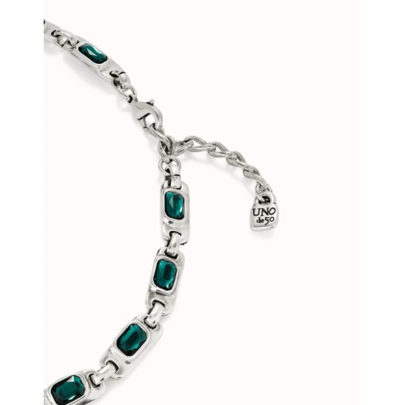 Collana con cristalli verdi Ser Magnetica