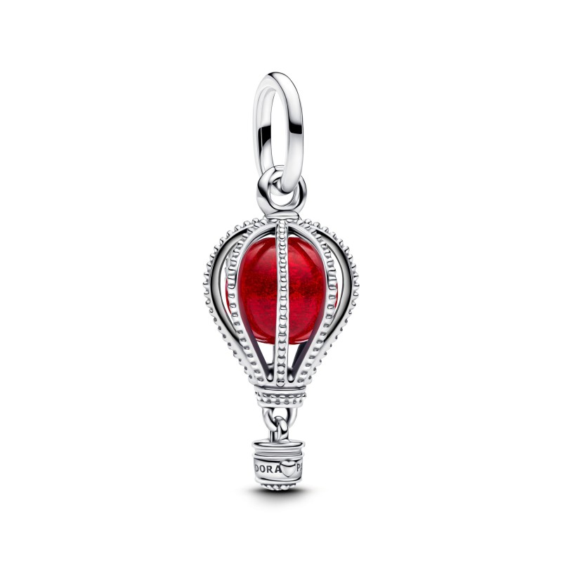 Charm Pendente Mongolfiera Rossa
