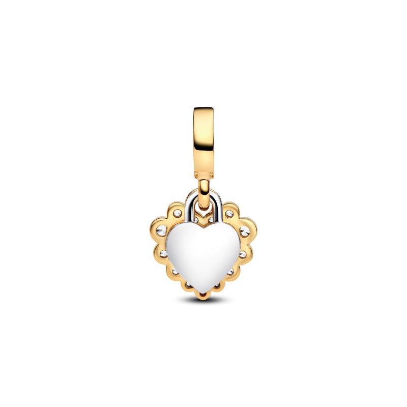 Charm Pendente Doppio Cuore Nessuna come Te