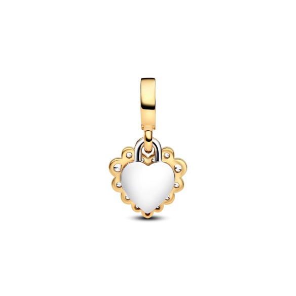 Charm Pendente Doppio Cuore Nessuna come Te
