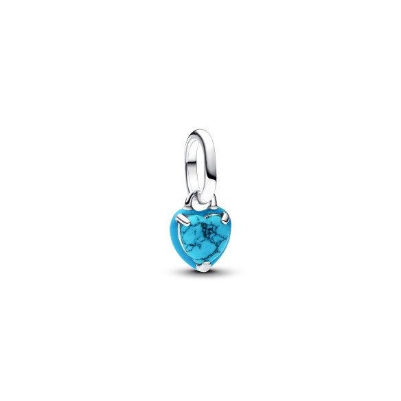 Charm Mini Pendente Turqoise Chakra Heart Pandora ME