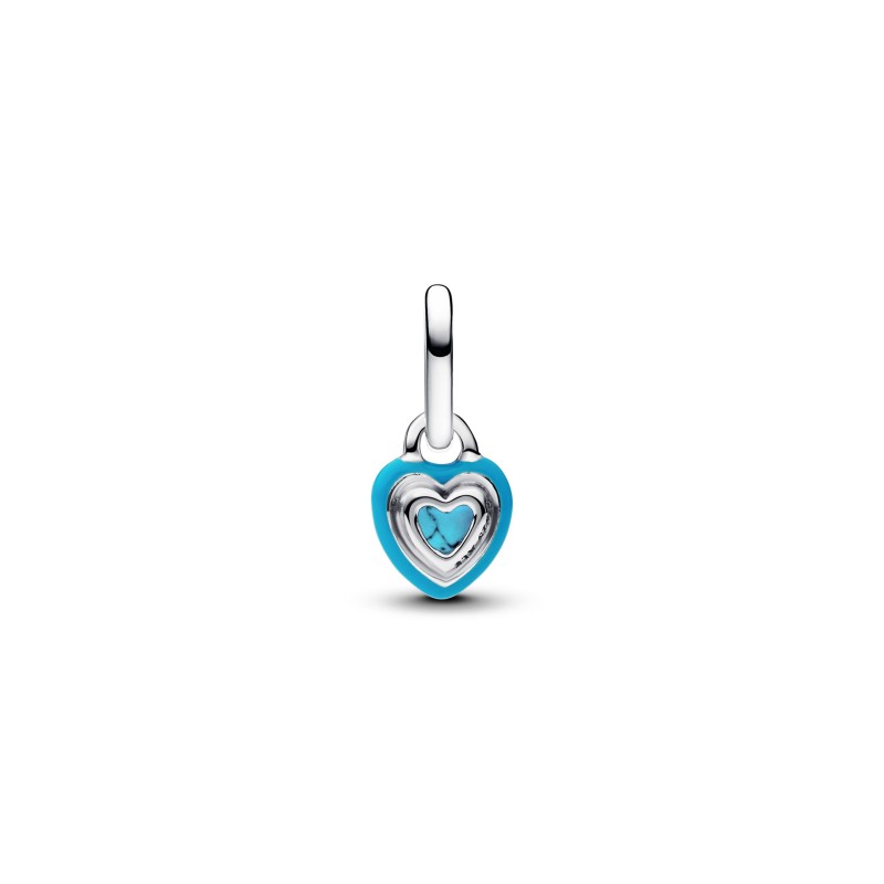 Charm Mini Pendente Turqoise Chakra Heart Pandora ME