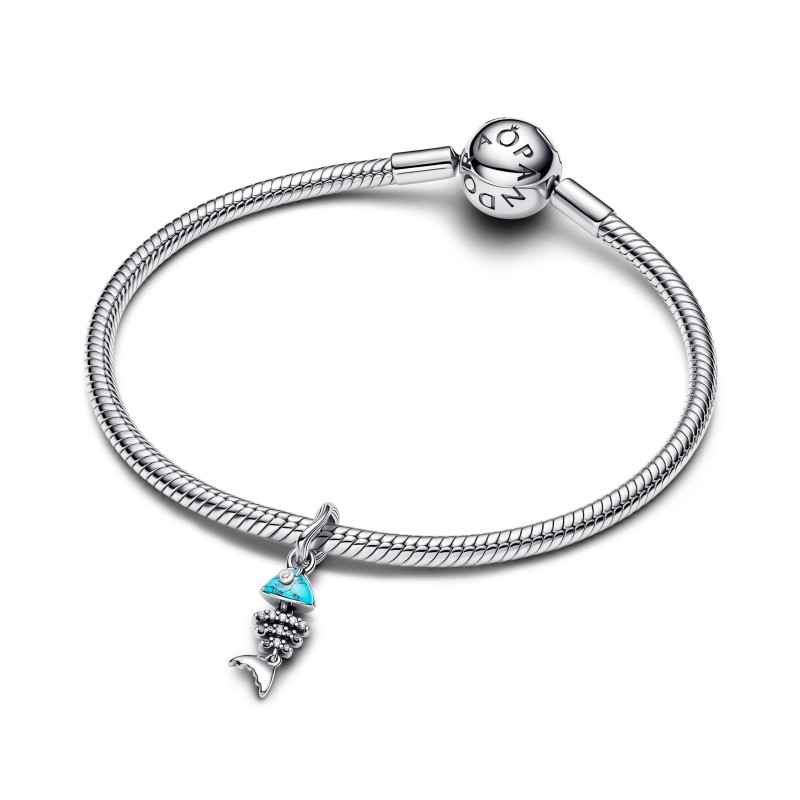 Charm Lisca Di Pesce Turchese