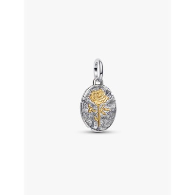 Charm Medallion Rosa "Rosa Inter Spinas Crescit"