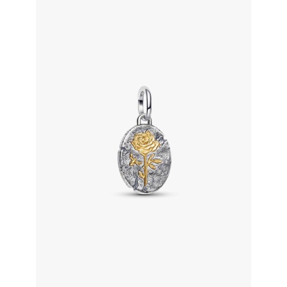 Charm Medallion Rosa "Rosa Inter Spinas Crescit"
