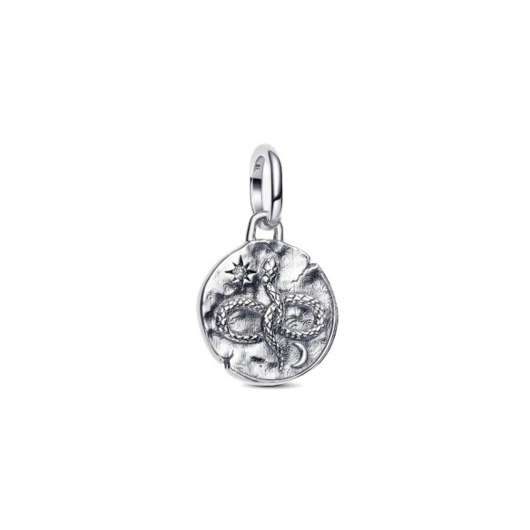 ICharm Medallion Serpente "Memento Vivere"