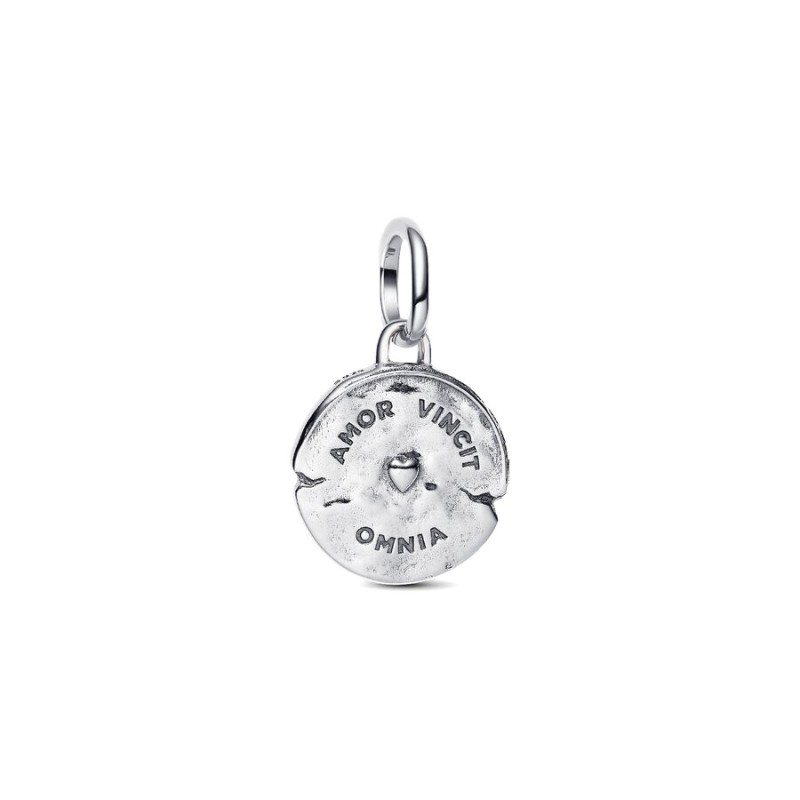 Charm Medallion Cuore Sacro "Amor Vincit Omnia"