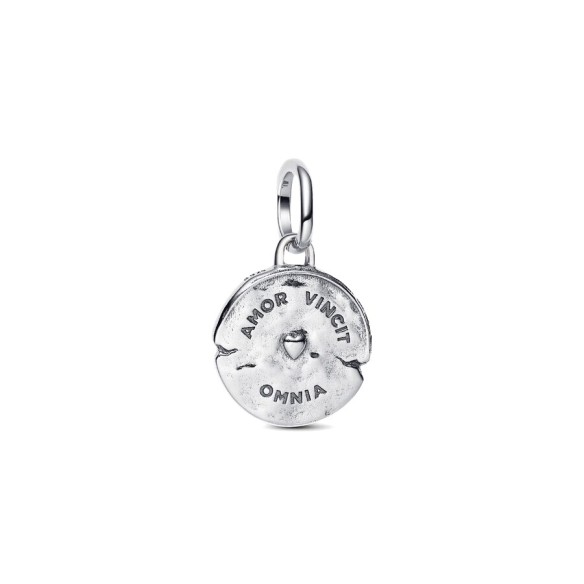 Charm Medallion Cuore Sacro "Amor Vincit Omnia"