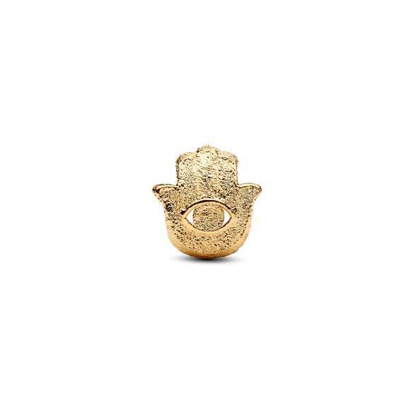 Mini Charm Mano di Fatima effetto diamantato
