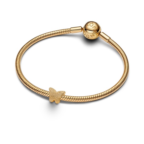 Mini Charm Farfalla effetto diamantato