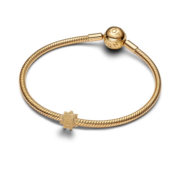 Mini Charm Sole effetto diamantato