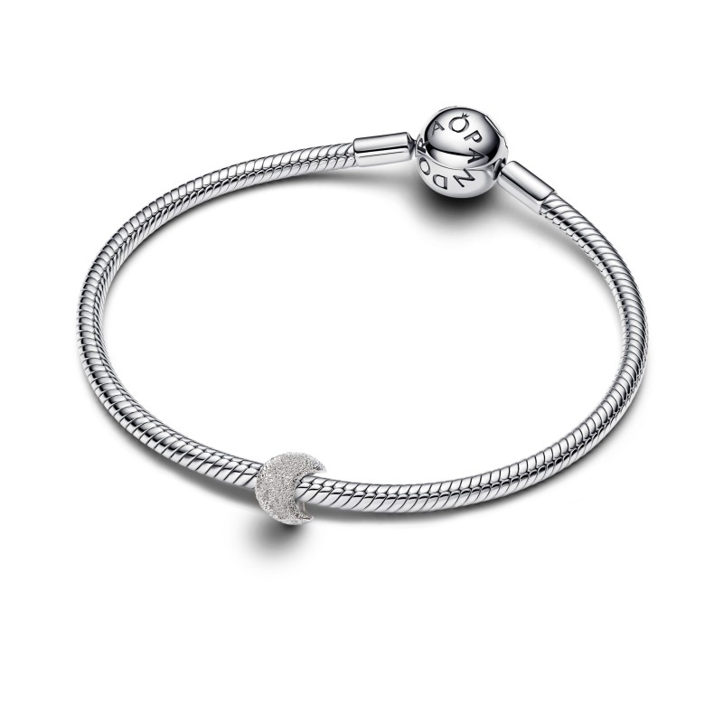 Mini Charm Luna effetto diamantato