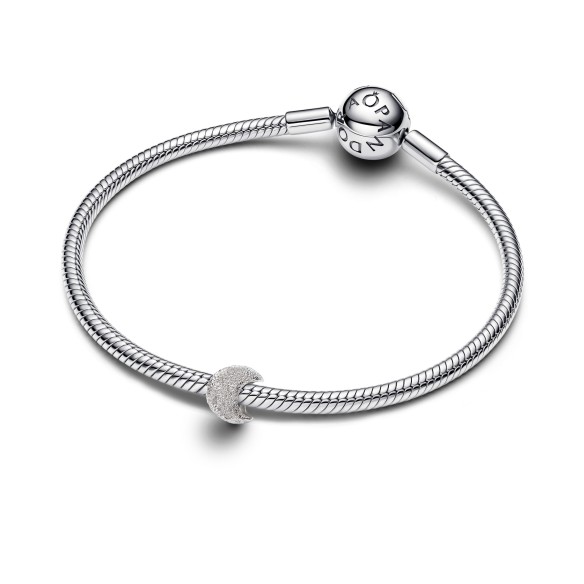 Mini Charm Luna effetto diamantato