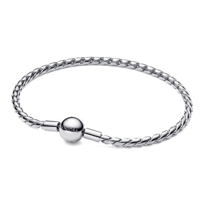 Bracciale Maglia Spiga con Chiusura a Sfera