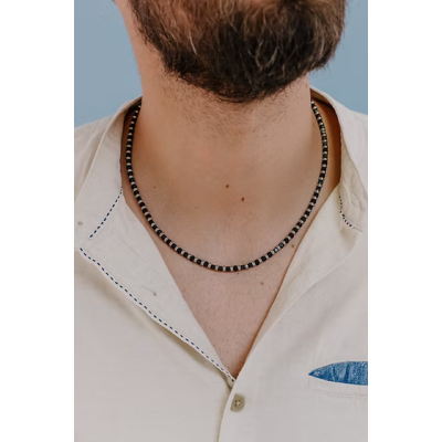 COLLANA ACCIAIO PVD NERO 2