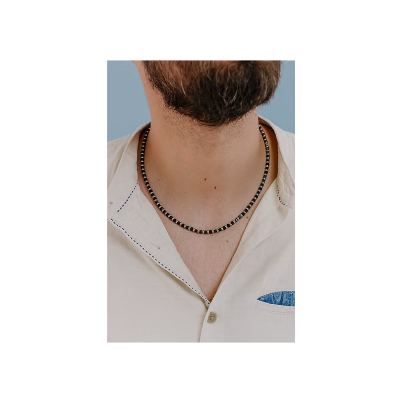 COLLANA ACCIAIO PVD NERO