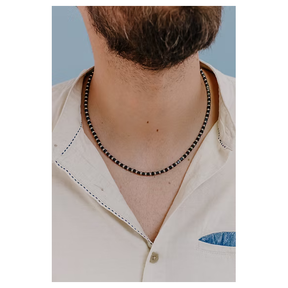 COLLANA ACCIAIO PVD NERO