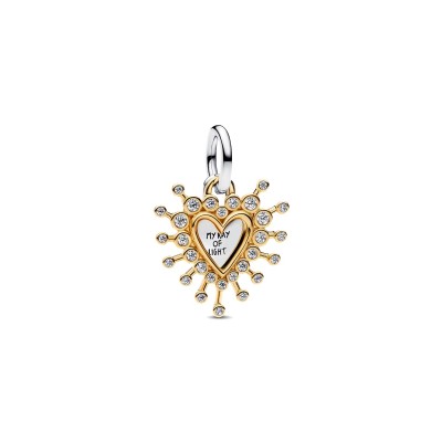 Charm pendente Cuore Luminoso