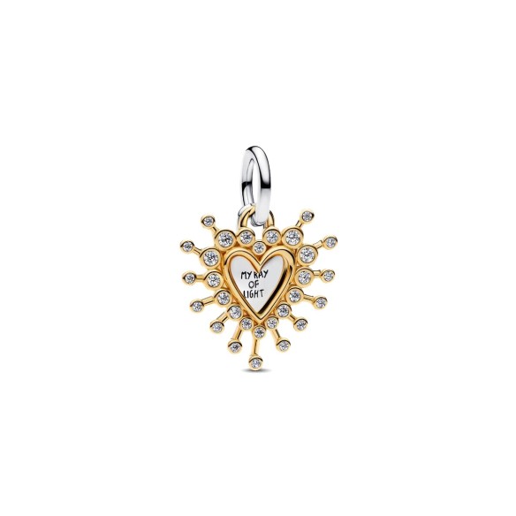 Charm pendente Cuore Luminoso