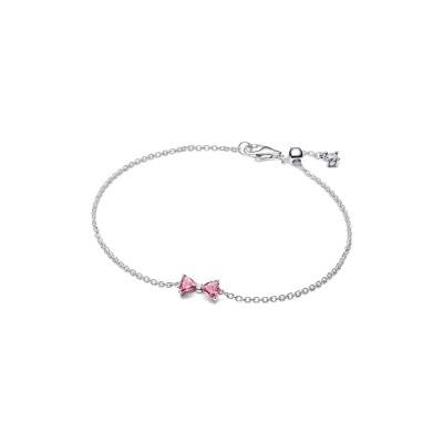 Bracciale Fiocco Luminoso Rosa