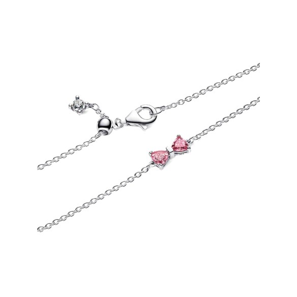 Bracciale Fiocco Luminoso Rosa