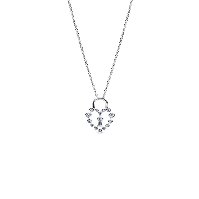 Collana Lucchetto Cuore Luminoso