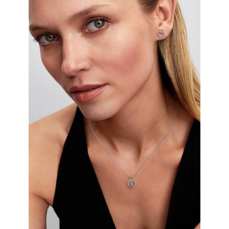 Collana Lucchetto Cuore Luminoso