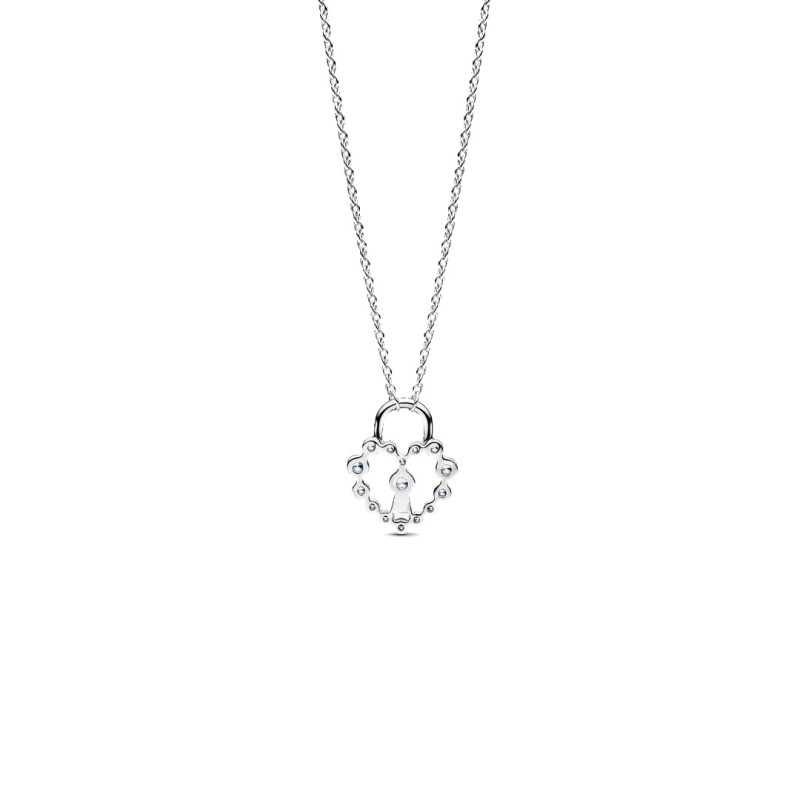 Collana Lucchetto Cuore Luminoso