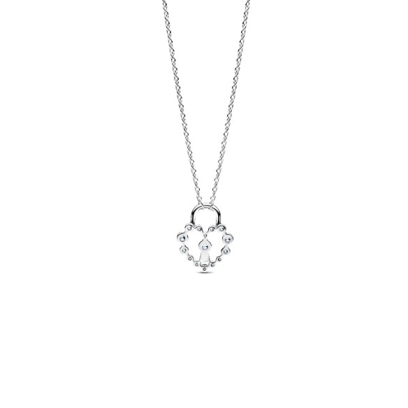 Collana Lucchetto Cuore Luminoso