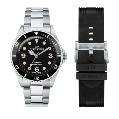 OROLOGIO CARIBE 42MM AUTO 3H BLACK