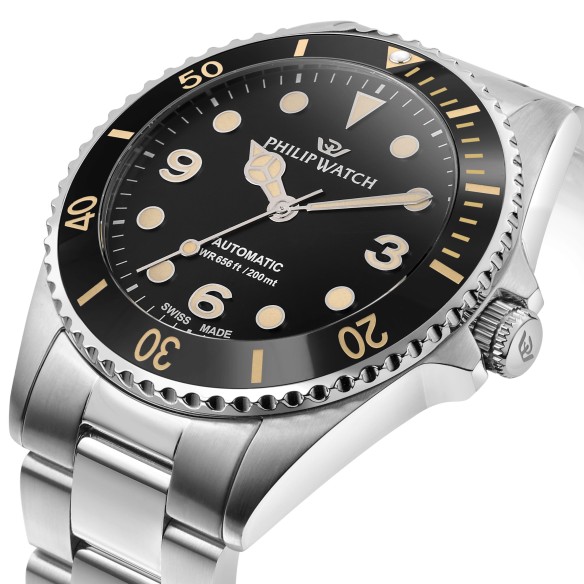 OROLOGIO CARIBE 42MM AUTO 3H BLACK
