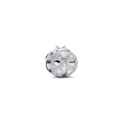 Mini Charm Coccinella effetto diamantato
