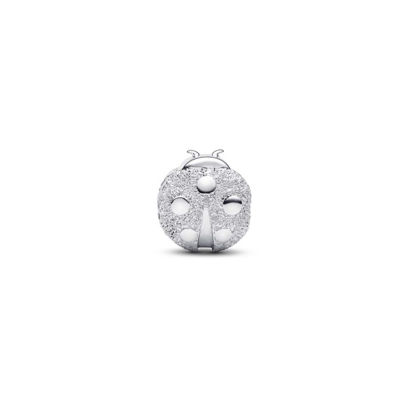 Mini Charm Coccinella effetto diamantato