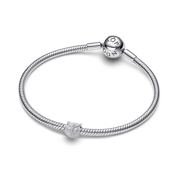Mini Charm Gufo effetto diamantato