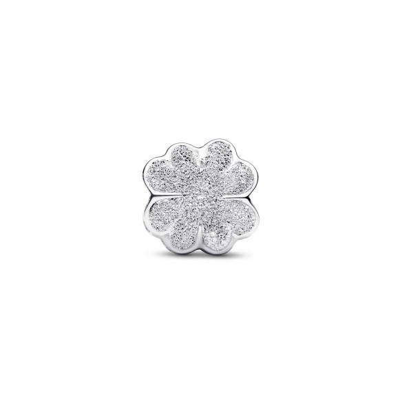 Mini Charm Quadrifoglio effetto diamantato