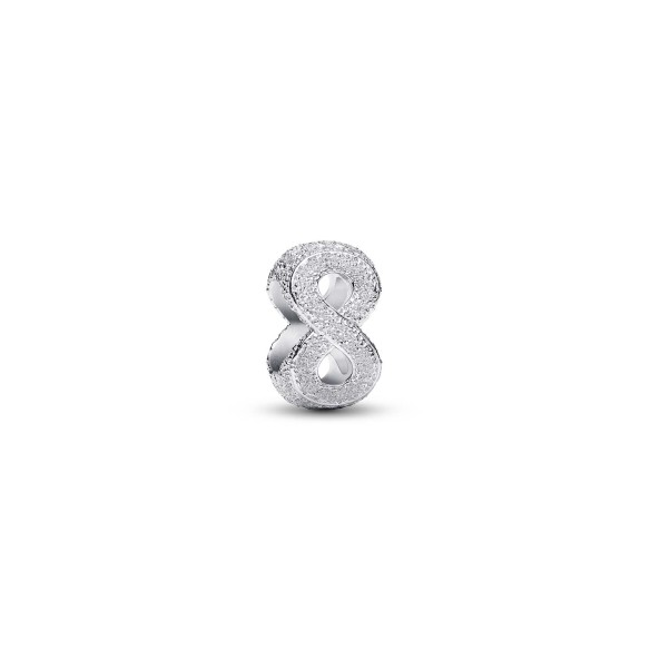 Mini Charm Infinito effetto diamantato