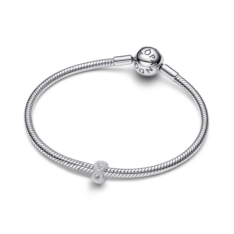 Mini Charm Infinito effetto diamantato