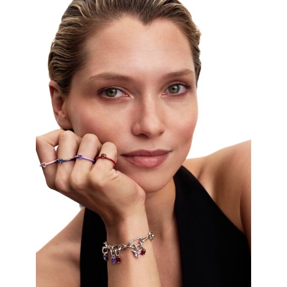 Anello Rosso Chakra Heart Pandora ME