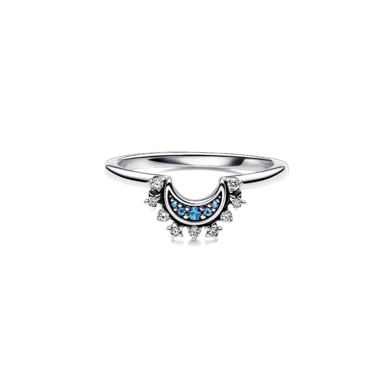 Anello Luna Pietre Blu