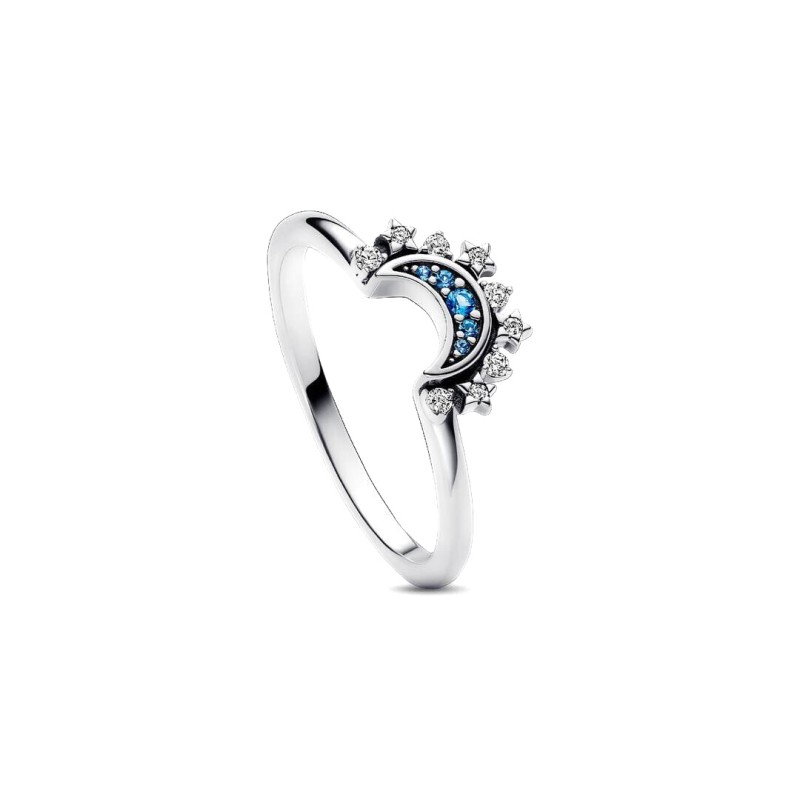 Anello Luna Pietre Blu